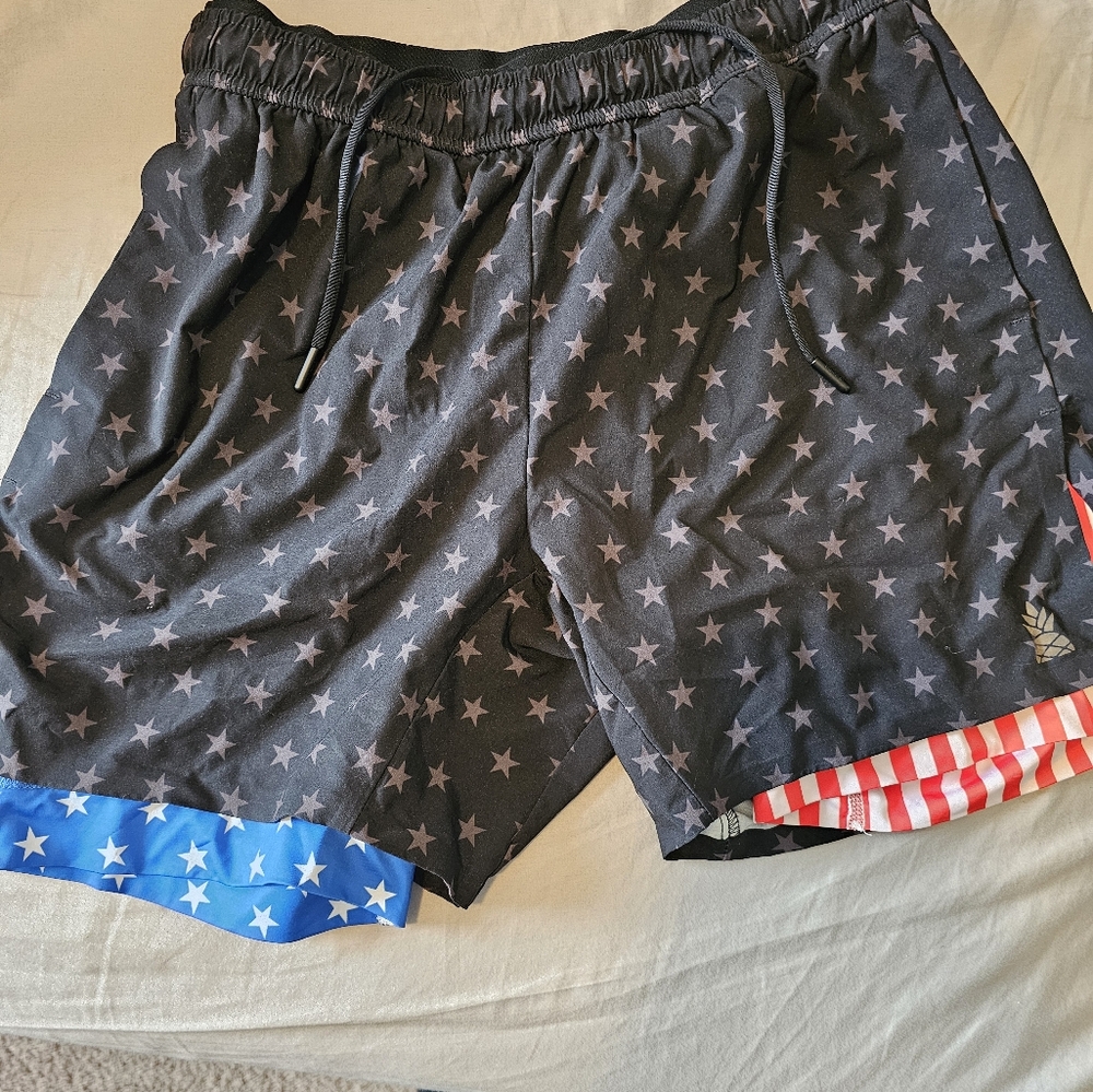 Chubbies Patriotic Star-Patterned Shorts